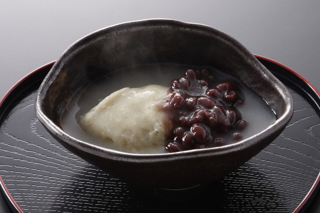 蕎麦がきぜんざい